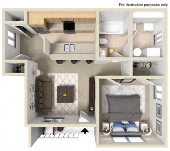 Suite A Floorplan